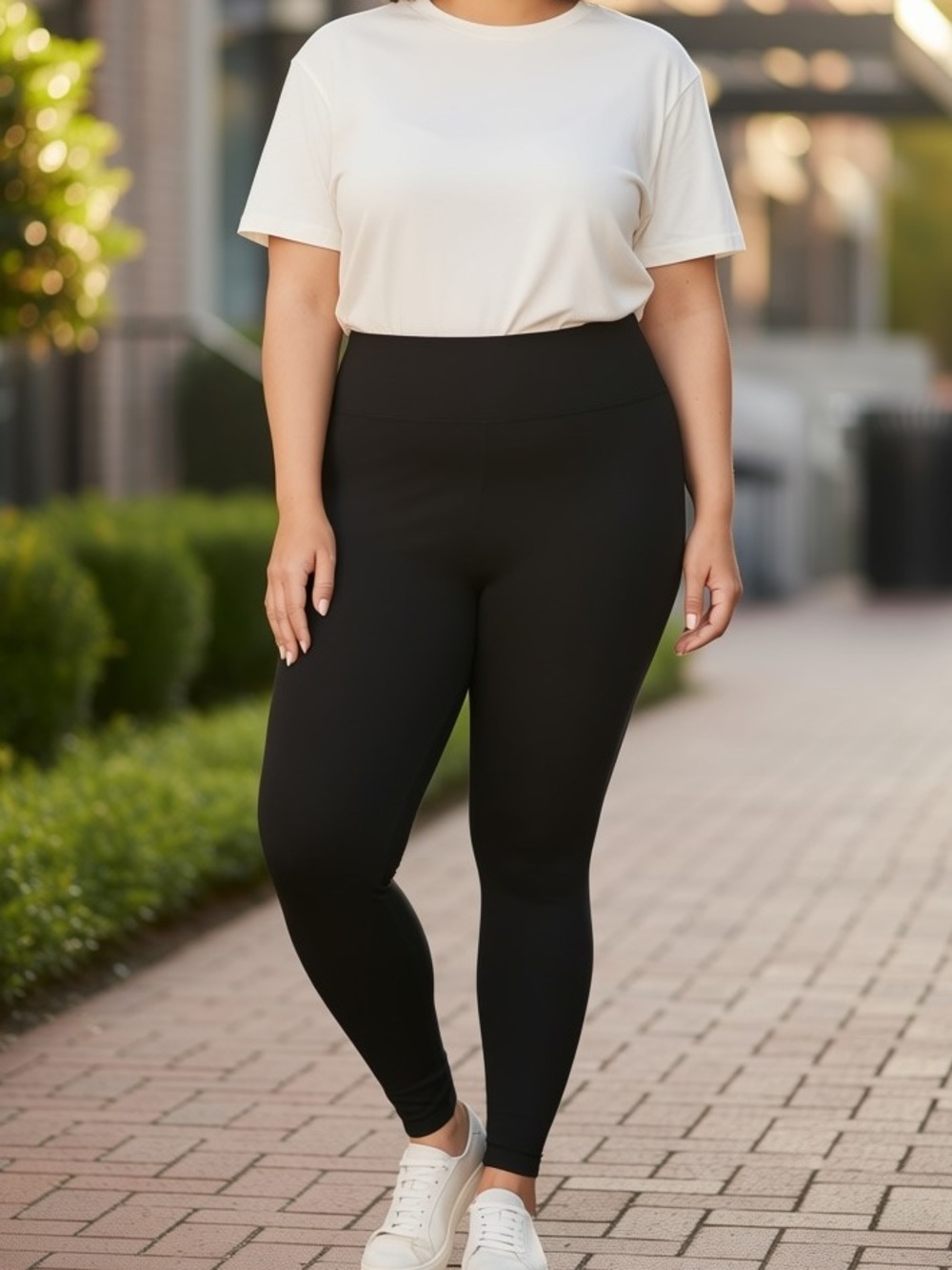 Matty M Black High Waisted “Live In” Leggings XXL NWT Soft Stretch 320 GSM
